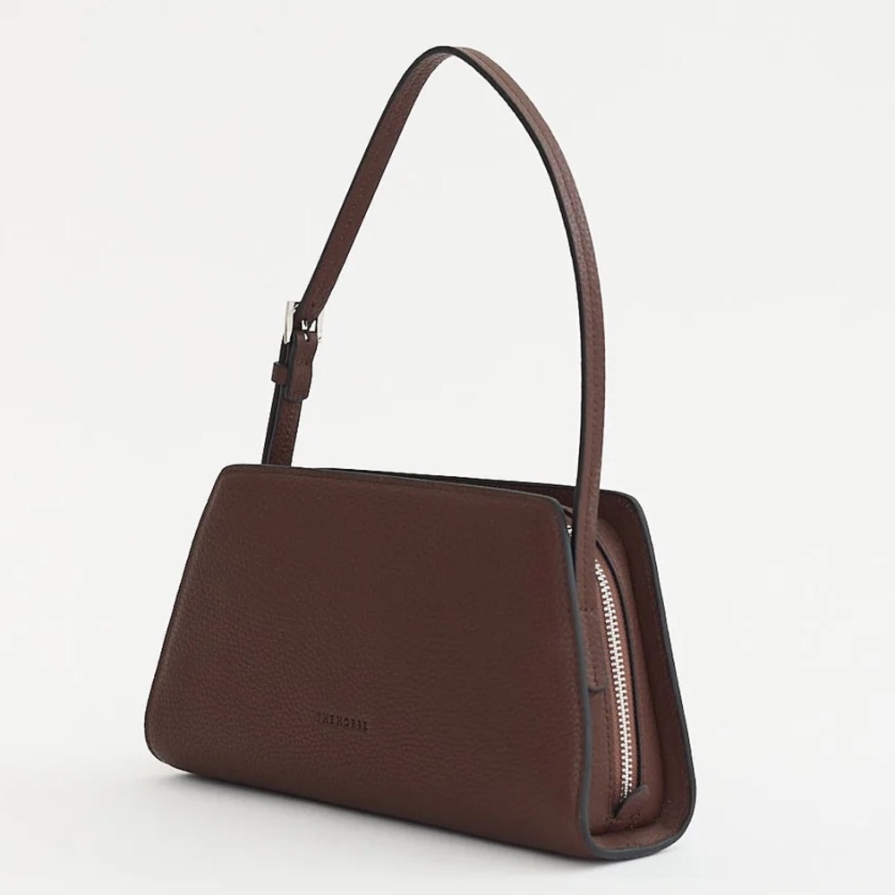NWT The Horse Clara Shoulder Bag In Coffee Leather